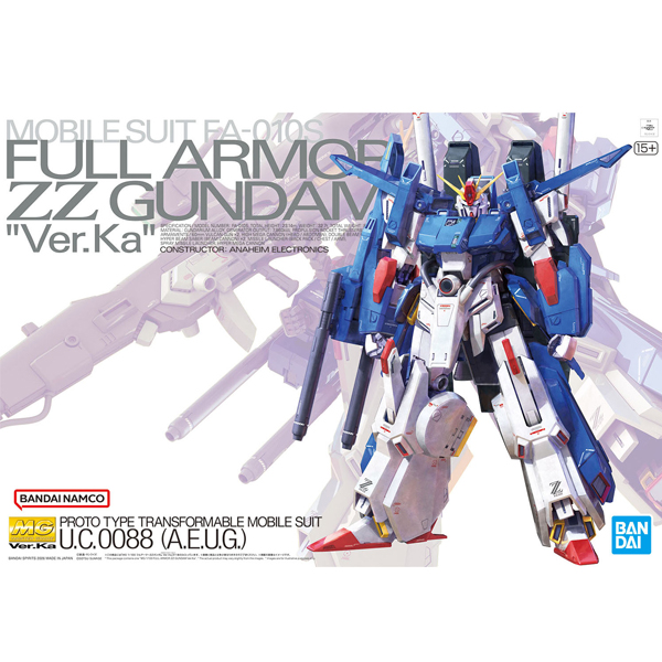 [MG] 1/100 Ǯ �Ƹ� ZZ�Ǵ� Ver.Ka(�����԰���) [3���԰��Ϸ�] [4573102720269]