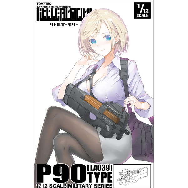 [��Ʋ�Ƹ�][LA039] 1/12 P90Ÿ�� [12���԰��Ϸ�] [4543736288374]