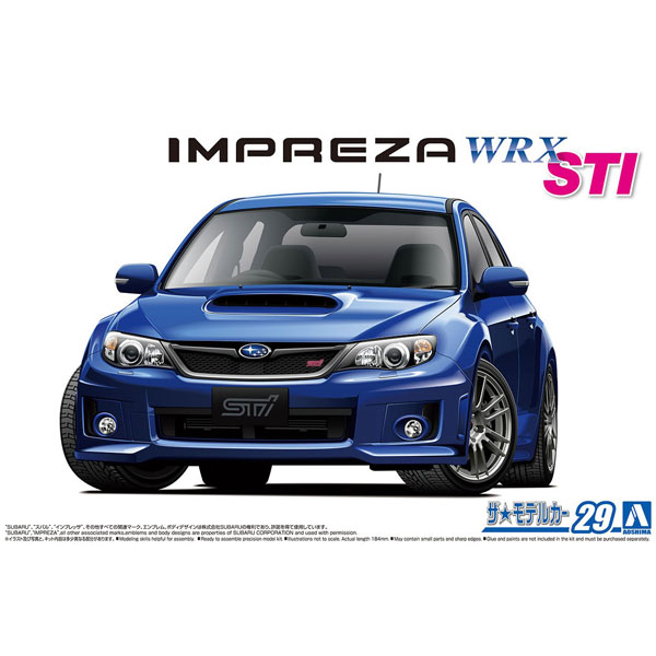 1/24 �� ��ī No.29 ���ٷ� GRB ��������WRX STI 10 [8���԰��Ϸ�] [4905083058343]