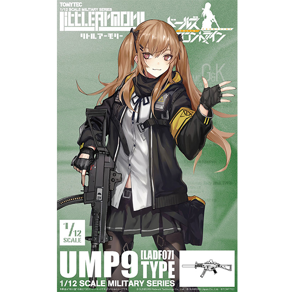 [��Ʋ�Ƹ�][LADF07] 1/12 �ҳ����� - UMP9Ÿ�� [9���԰��Ϸ�][4543736314288]