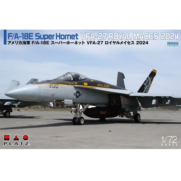 1/72 ���ر� F/A-18E ���� ȣ�� VFA-27 �ξ�޼��� 2024 [4���԰�����] [4545782131758]