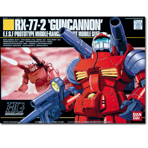 [HGUC 001] RX-77-2 ��ĳ�� [4���԰��Ϸ�] [4902425729183]