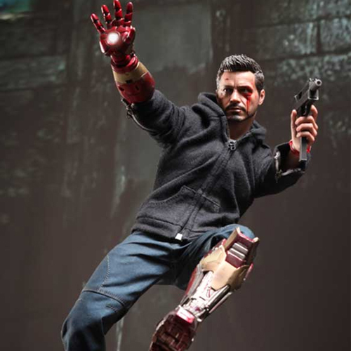 ���̾��3 ��Ͻ�Ÿũ ��ī�� ����(Iron Man 3: 1/6th scale Tony Stark (The Mechanic) Collectible Figure) [�԰��Ϸ�]