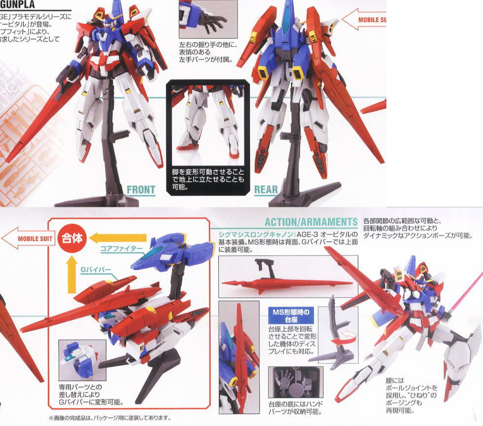 [HG AGE] 1/144 �Ǵ� ������3 ����Ż [5���԰��Ϸ�] [4573102628305]