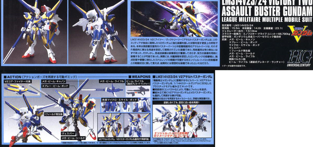 [HGUC 189] 1/144 V2 �Ʈ ������ �Ǵ� [7���԰��Ϸ�] [4573102577511]