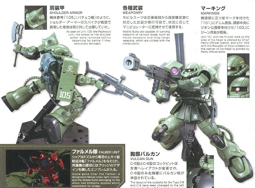 [HG-ORIGIN 025] 1/144 �纴�� ����2 C-6/R6�� [2���԰��Ϸ�][4573102575760]