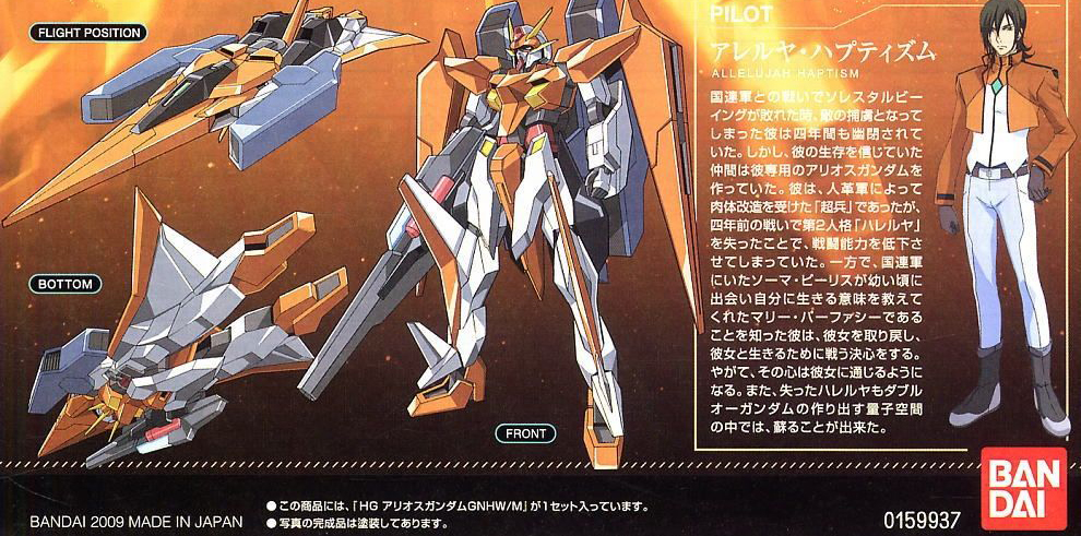 [����] [HG-OO 50] 1/144 �Ƹ����� �Ǵ� GNHW/M [4573102556042]