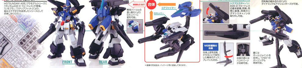 [HG AGE] 1/144 �Ǵ� ������3 ��Ʈ���� [5���԰��Ϸ�] [4573102628329]