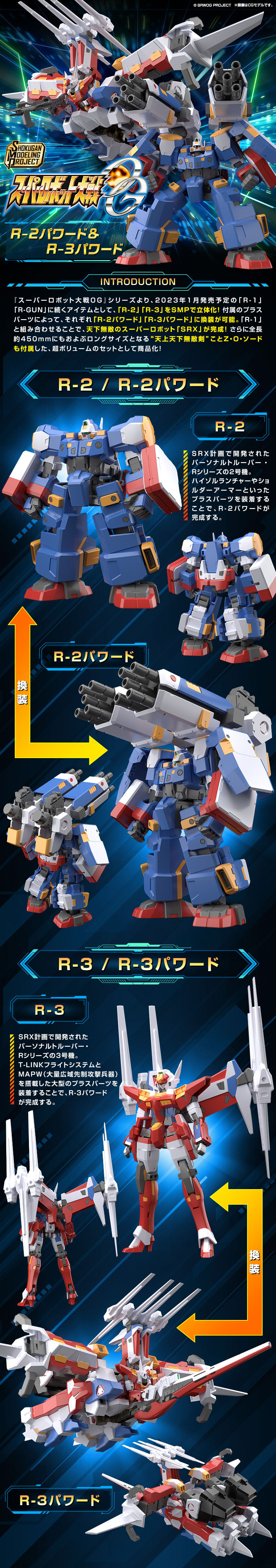 SMP ���۷κ�����OG - R-2 �Ŀ���&R-3 �Ŀ��� [8���԰��Ϸ�] [4549660583011]