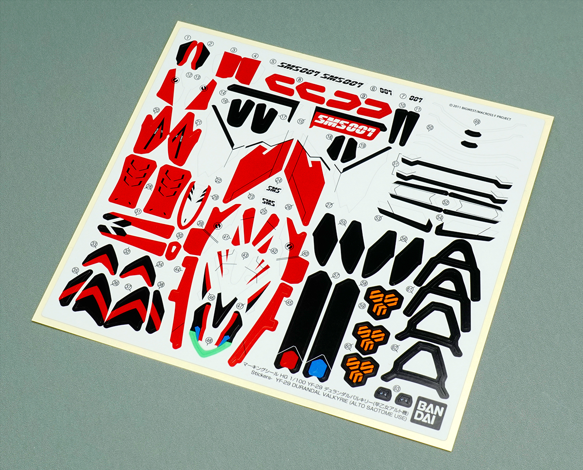 [HG] 1/100 ��ũ�ν� ����Ƽ�� - YF-29 �෣�� ��Ű��(������ �����) [9���԰��Ϸ�][4573102654205]