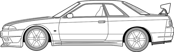 1/24 �ϰ� �̵峪��Ʈ �ø��� No.6 �ֻ� ��ī�̶��� GT-R(R32) ���� [12���԰��Ϸ�] [4968728172033]