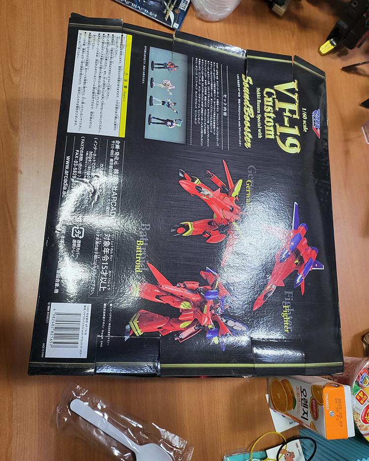 [����ǰ] ��ũ�ν�7 1/60 VF-19�� ���̾� ��Ű�� ��Ű �ٻ�� ����� with ����ν��� [4582482821657]