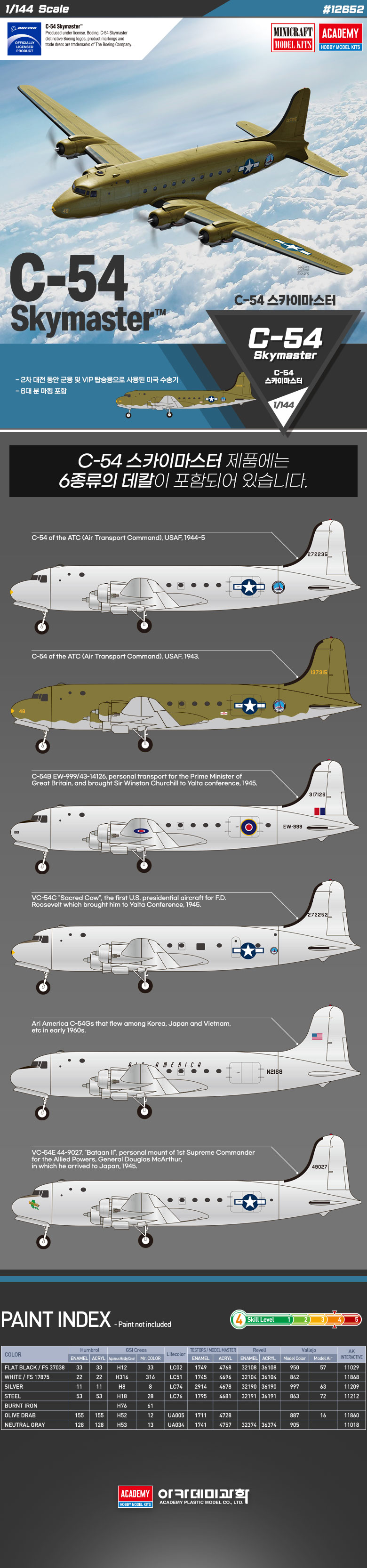 1/144 �������װ��� C-54 ��ī�̸����� [4���԰��Ϸ�]