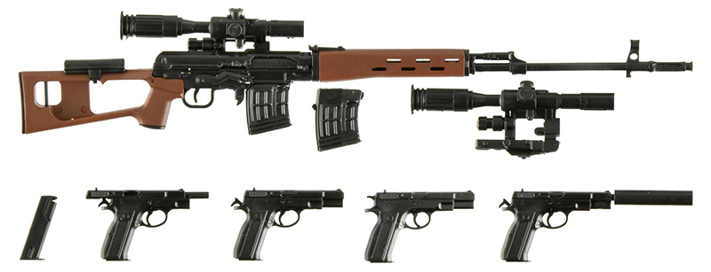 [����] [��Ʋ�Ƹ�][LAGG02] 1/12 �ǽ����� �� - ���� SVD/Cz75Ÿ�� [4543736335931]